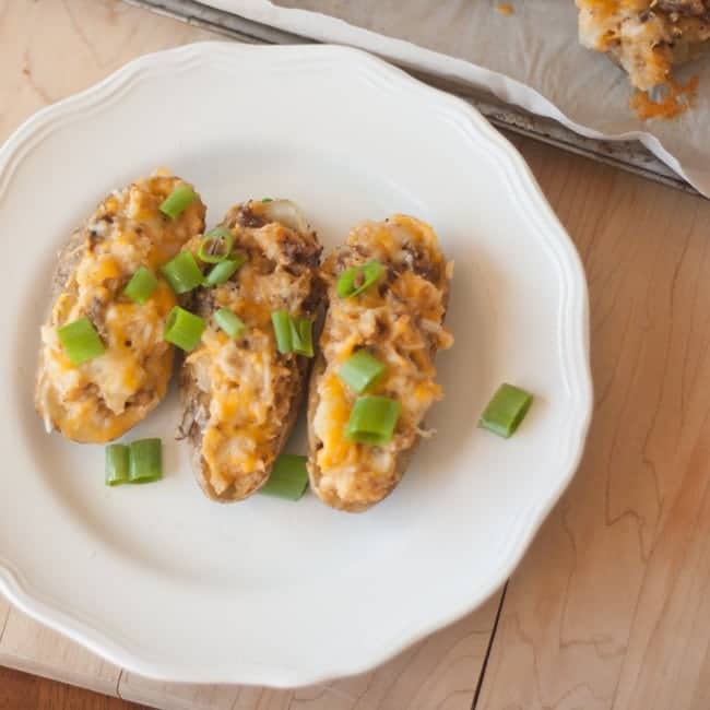 Southwest Twice Baked Potato Skins #FreshTake #shop #cbias 