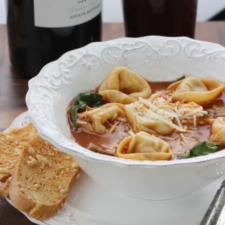 tomato tortellini soup