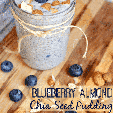 Blueberry Almond Chia Pudding
