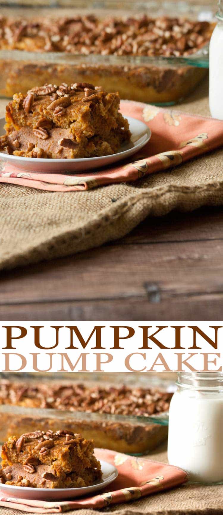 Looking for a pumpkin pie alternative for the holiday? You've got to try this Pumpkin Dump Cake Recipe. It's easy to make and tastes so good! This is one pumpkin dessert recipe you have to try.