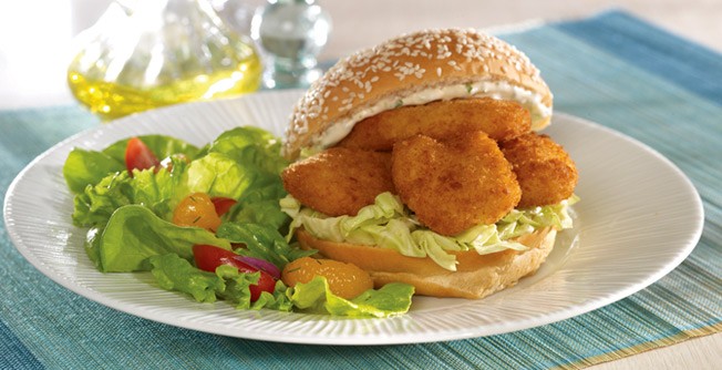 shrimp sandwich