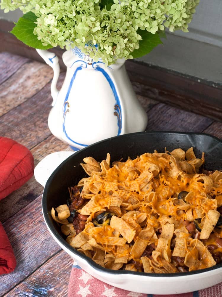 chili corn chip casserole