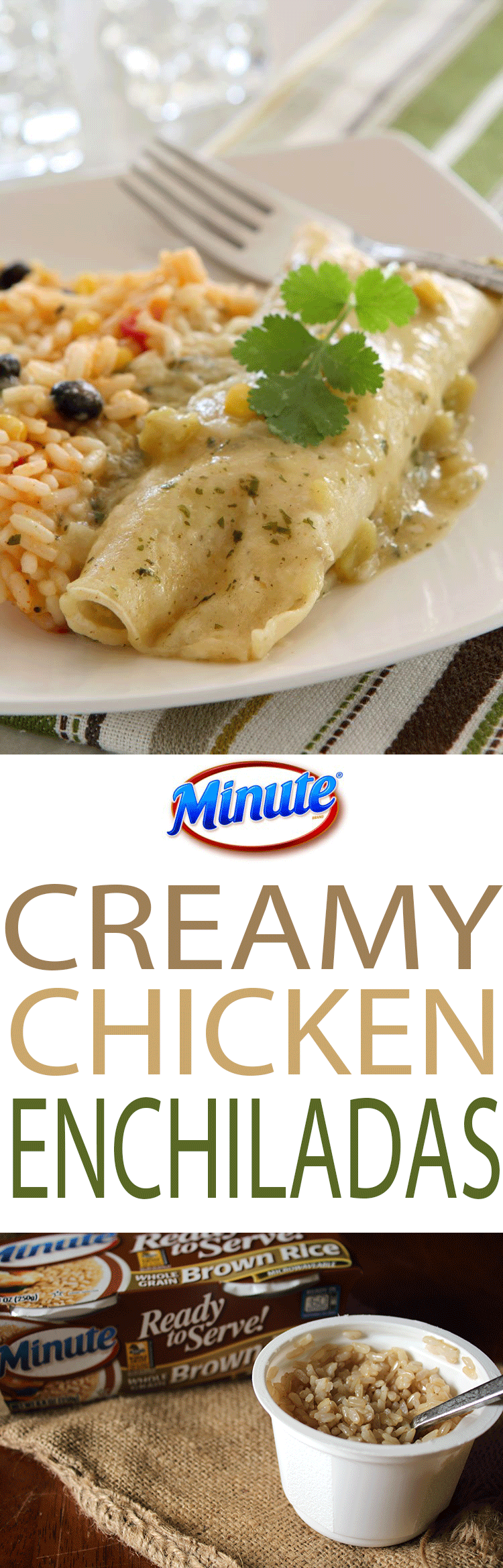 Creamy Chicken Enchiladas recipe is an easy weeknight meal that the whole family will enjoy. This is a budget friendly recipe you can whip up in no time.