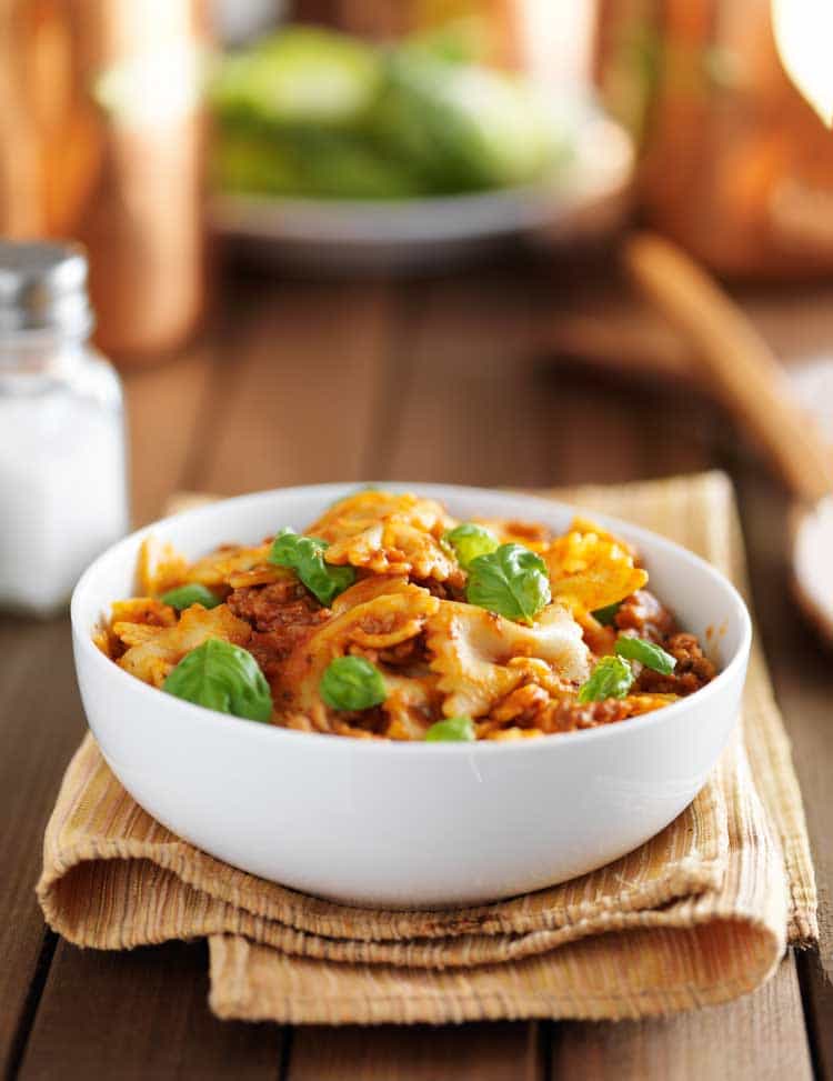 spicy sausage pasta like ziti filling