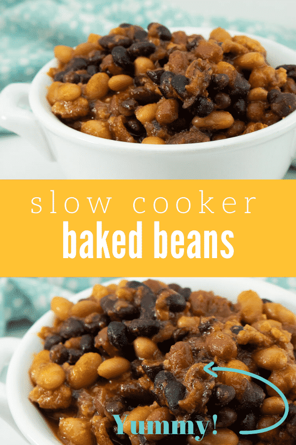 slow cooker baked beans with video