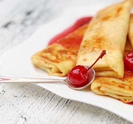 Best Crepes Recipe. Cherry Crepes are an easy breakfast idea that are fun and simple to make once you learn the proper technique to make crepes. Enjoy serving this delicious breakfast recipe.