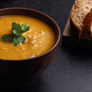 Pumpkin Soup recipe is a perfect way to use up pureed pumpkin from your garden. This hearty winter soup is soothing and healthy.