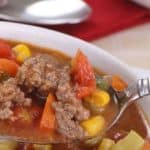 Permalink to: Poor Man’s Soup Pour Man's Soup Recipe. Poor Man's Soup recipe is a simple soup recipe with budget ingredients that is easy to make with ingredients that you probably already have at home. Feed a family on a budget with this easy soup recipe. Budget meal great!