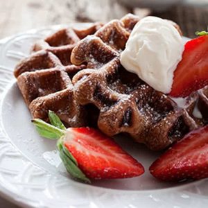 find chocolate waffle recipe