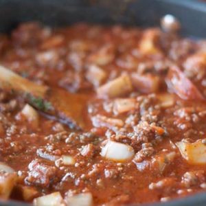 Best Goulash Ever is a perfect goulash with beef, pork, potatoes and tomatoes spiced just right and served over pasta or rice. This meal will fill you up.
