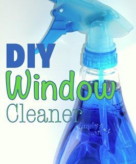 homemade window cleaner, diy window cleaner