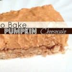 Permalink to: No Bake Pumpkin Cheesecake pumpkin no bake cheesecake
