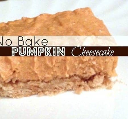 pumpkin no bake cheesecake