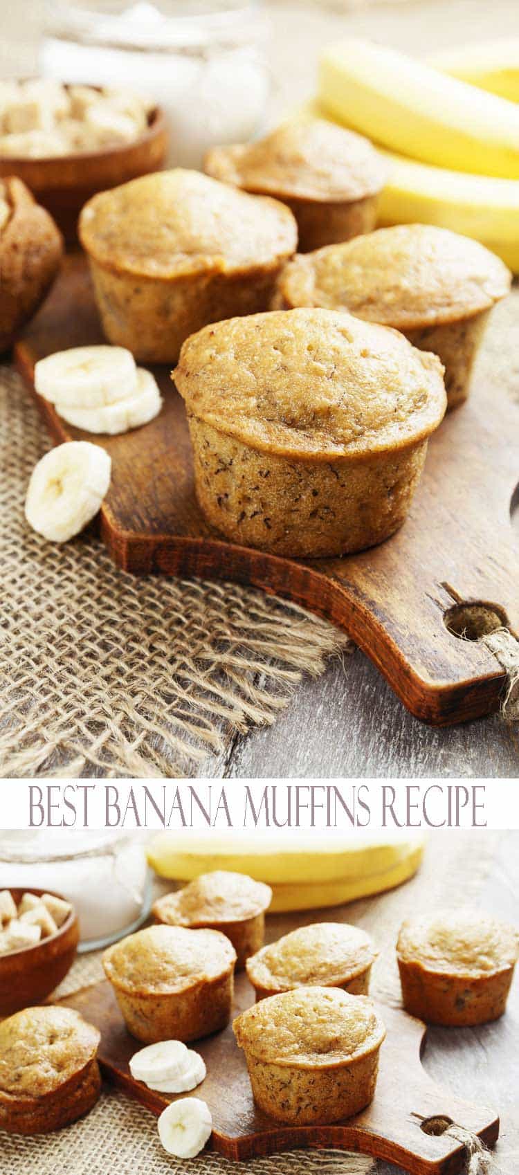 Perfect Banana Muffins. This easy muffin recipe is so simple to bake that is is a perfect for those who have little to no experience in the kitchen. These moist muffins are a great breakfast recipe, but they also make nice after school snacks. Looking for recipes for kids in the kitchen? This one is a great place to start.