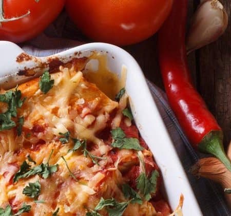 CHICKEN ENCHILADA CASSEROLE