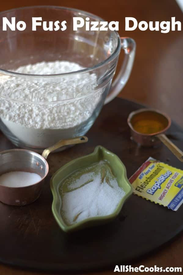 Easy Pizza Dough Recipe All She Cooks