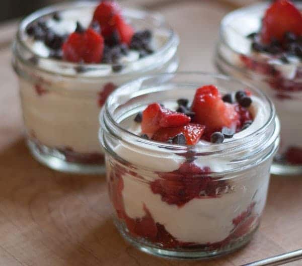 Sinfully Delicious Chocolate Chip Yogurt Parfait- All She Cooks