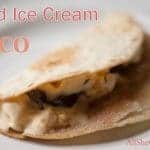 Permalink to: Fried Ice Cream Taco Fried Ice Cream Taco from AllSheCooks.com
