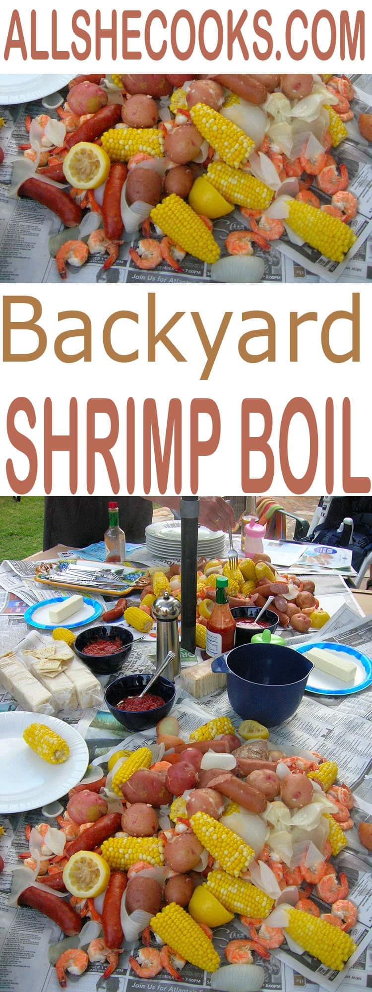 Make a Backyard Shrimp Boil This Summer, Perfect Party Meal! This easy to make recipe can be made inside or outside. You will want to make this at least a few times each year.