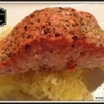 Permalink to: Cedar Plank Salmon and Spaghetti Squash Cedar Plank Salmon