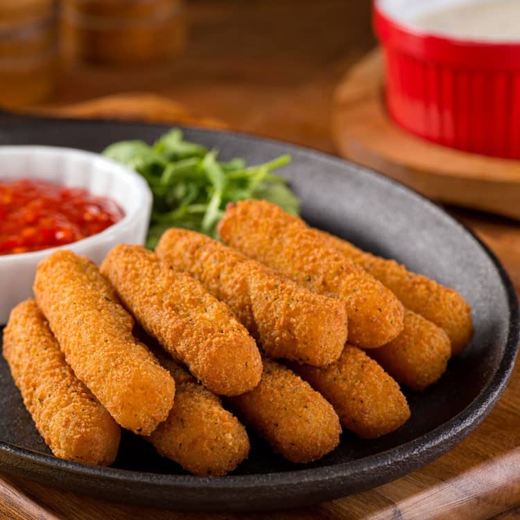 Mozzarella sticks with on sale string cheese