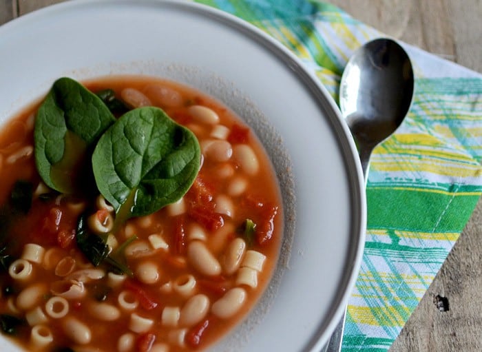 White Bean Stew with Pasta