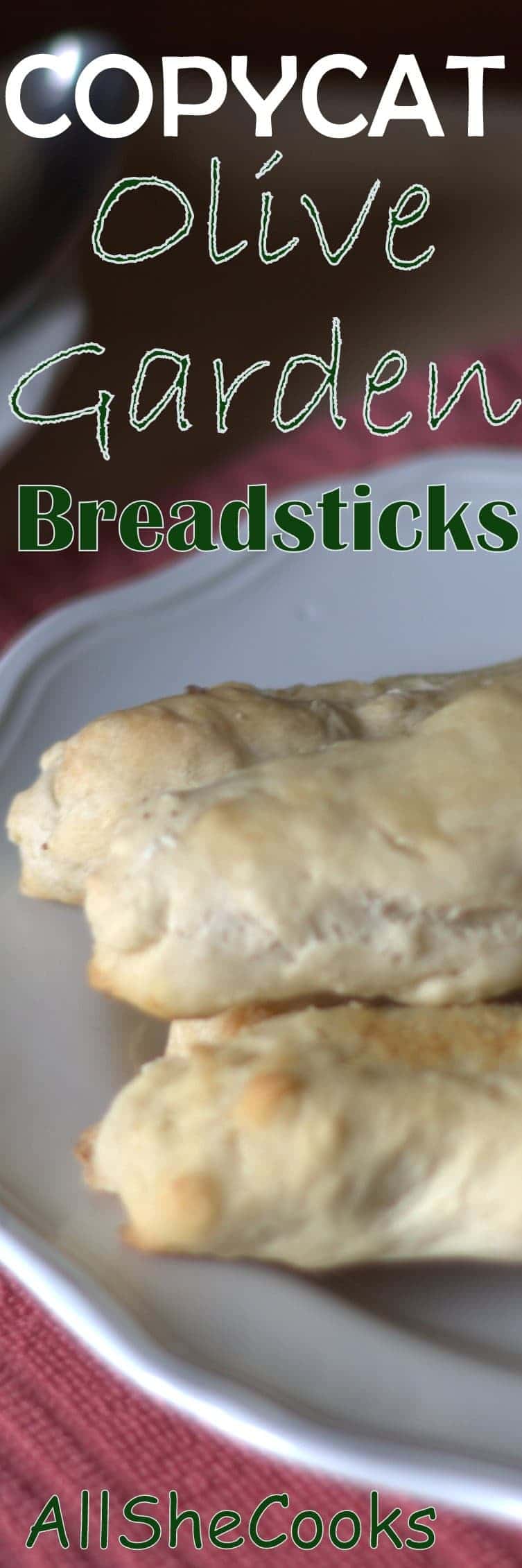 Copycat Olive Garden Breadsticks - All She Cooks