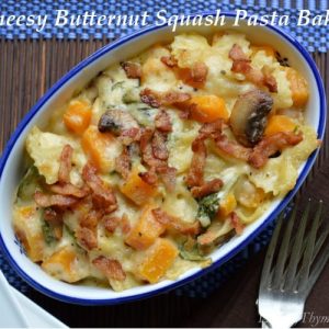 Cheesy Butternut Squash Pasta Bake