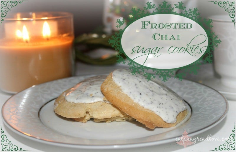 frosted chai cookies #christmascookies #desserts