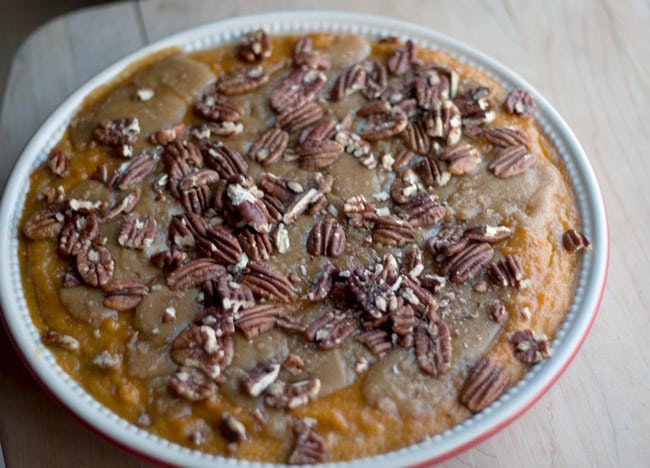 Best Ever Sweet Potato Casserole Recipe with Pecans - All She Cooks