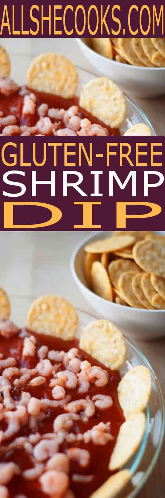 Gluten Free Shrimp Dip is an easy appetizer to put together on a whim. Enjoy this delicious dip at your next party.
