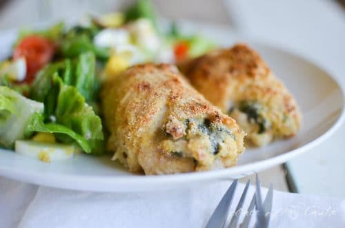 Spinach and feta stuffed chicken breast- Place Of My Taste 
