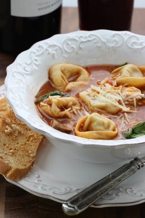 Tomato Tortellini Soup