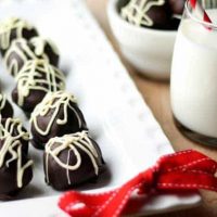 Dark Chocolate Almond Truffles