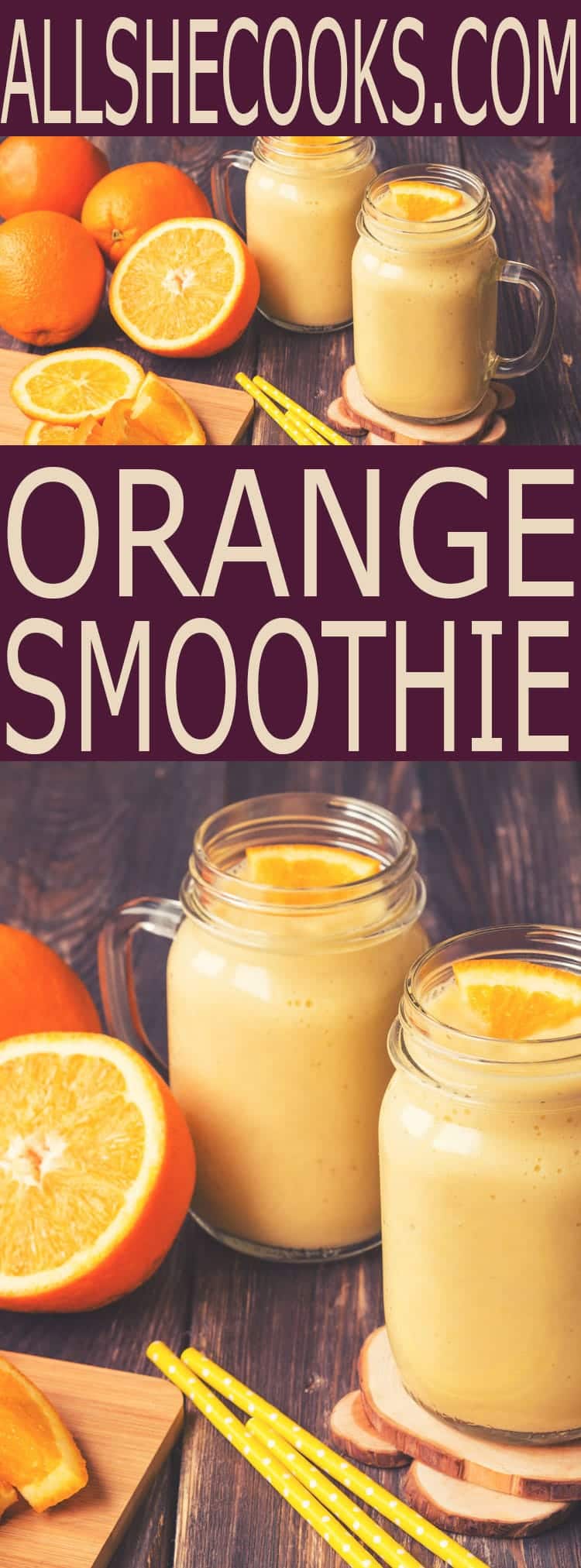 Learn how to make a healthy orange smoothie recipe from scratch. It's easy to make and super delicious.