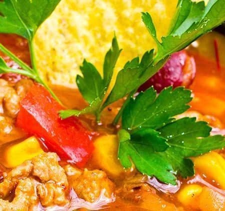 Weight Watchers Taco Soup is one of the easiest Weight Watchers recipes to make and it is so full of flavor you won't even think about being on a diet. Enjoy a healthier way of eating and our easy Taco Soup recipe.