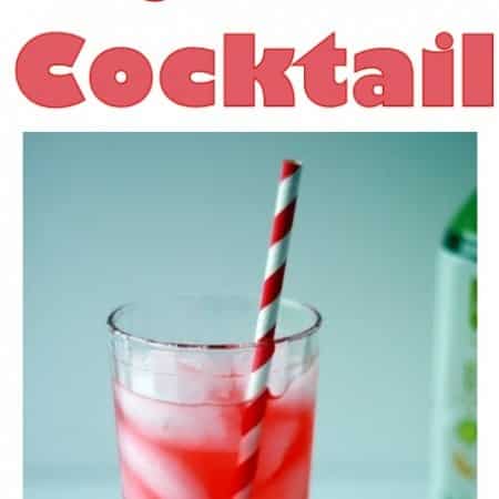 watermelon cherry rum cocktail