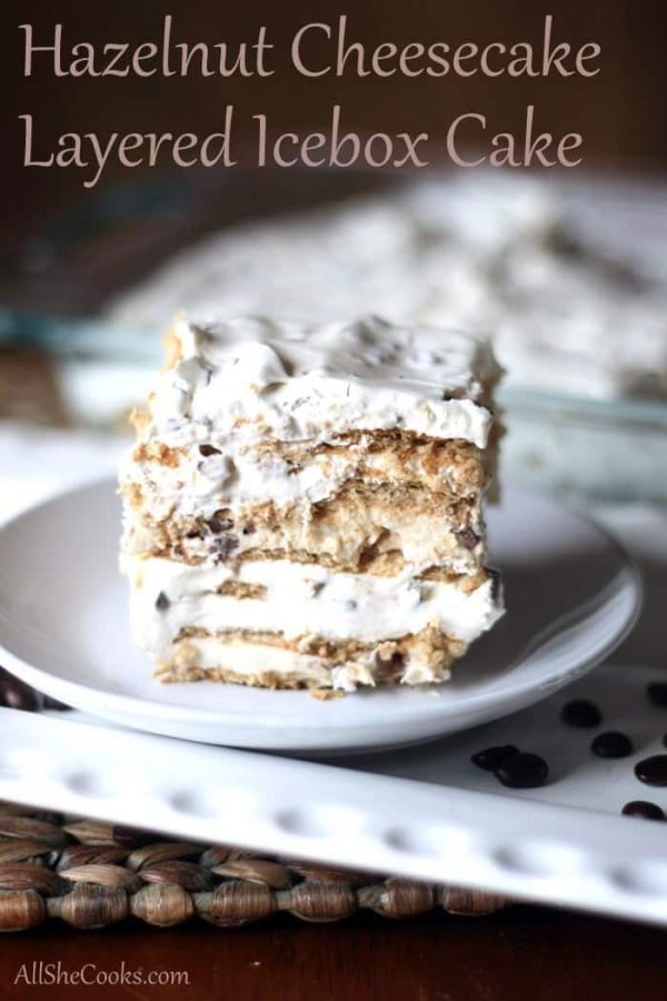 Hazelnut Cheesecake Layered Icebox Cake with Coffe-mate is a simple no-bake dessert that is packed with a delicate coffee flavor that will have you savoring every bite.