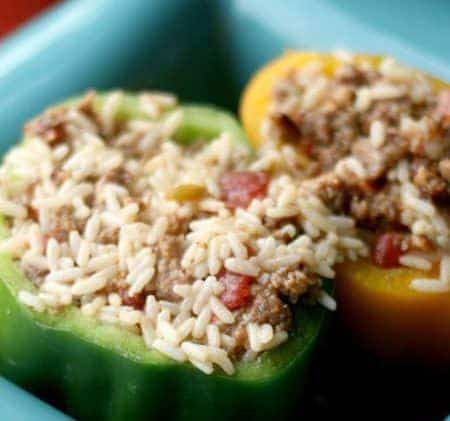 Hot 'n Dirty Stuffed Peppers are the perfect twist on a classic entrée. Heat things up with hot peppers and dirty rice all stuffed into a delectable bell pepper.