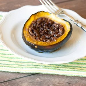 Buttery Pecan Acorn Squash