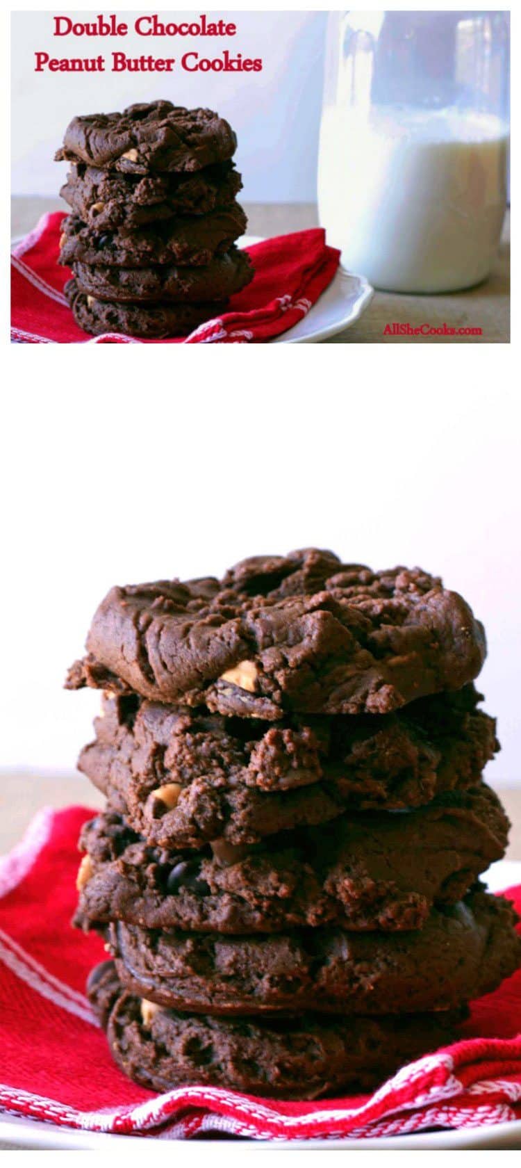 Easy Christmas Cookies Recipes = Double Chocolate Peanut ...