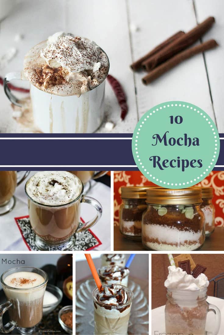 mocha recipes collage