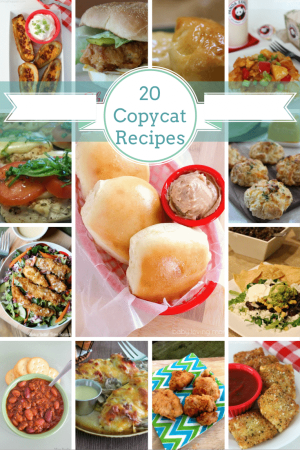 copycat recipe collage