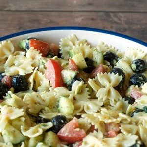 easy pasta salad recipes italian dressing