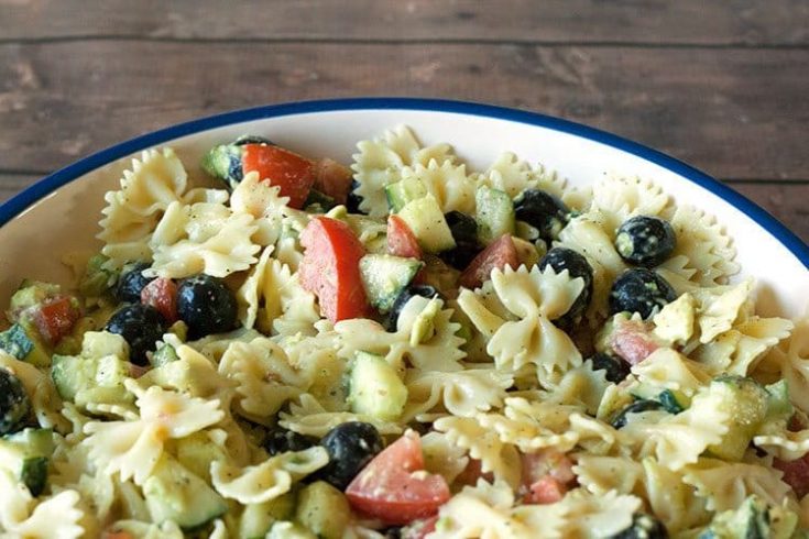 Pasta Avocado Salad