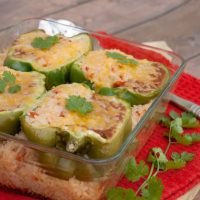 Mexican Style Stuffed Peppers with a Twist