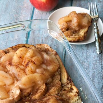 Overnight Apple Cinnamon French Toast Bake - All She Cooks