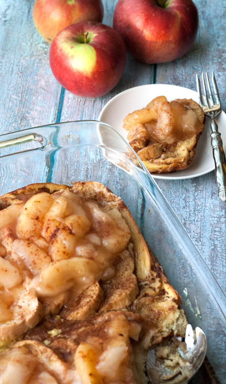 Overnight Apple Cinnamon French Toast Bake All She Cooks