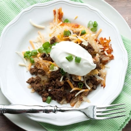Slow Cooker Spicy Taco Baked Potatos