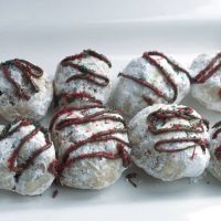 Chocolate Covered Snow Ball Peppermint Cookie Recipes Christmas